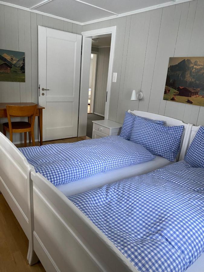 Familienferien Im Chalet Baergli Kandersteg Bagian luar foto