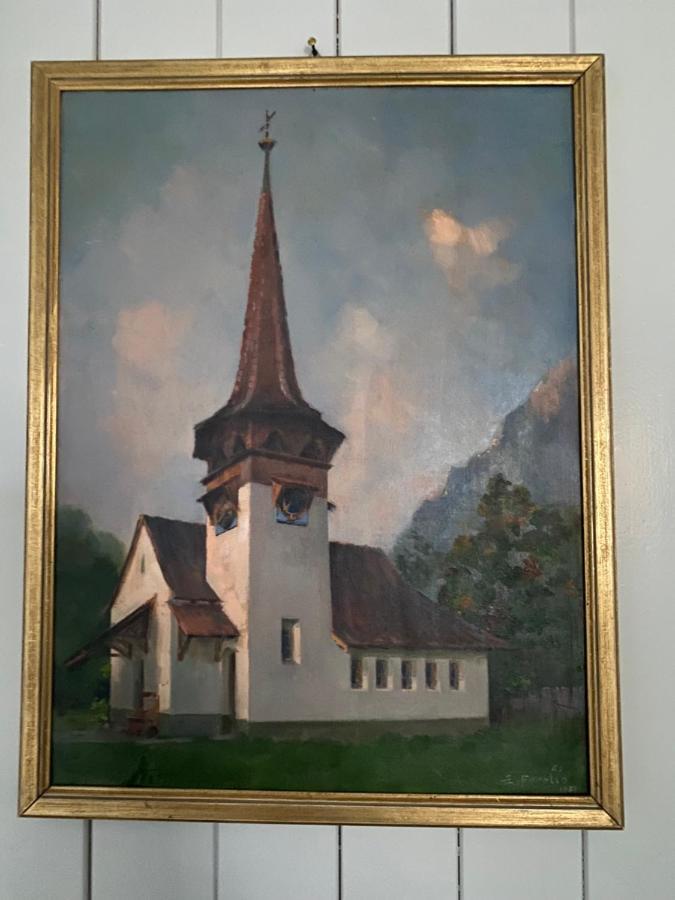 Familienferien Im Chalet Baergli Kandersteg Bagian luar foto